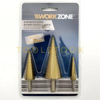 ราคา ดอกสว่านเจดีย์ ดอกสว่านทรงเจดีย์ สเตปดิว 3ตัวชุด 3 PIECE HSS STEP DRILL SET ดอกไฮสปีด HSS ขนาด 4 (1840996206)