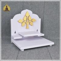 ราคา หิ้งพระพระพิฆเนศ หิ้งโอม หิ้งพระ ติดผนัง หิ้งพระโมเดิร์น หิ้งไอ้ไข่ หิ้งพระราหู ต้นโพธิ์ทอง รุ่น พุทโธ G1 (19269712902)