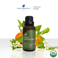 ราคา True Industry น้ำมันหอมระเหยส้ม 100 ออร์แกนิค Orange Sweet Certified Organic 100 Pure Essential Oil (19165718386)