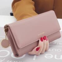 ราคา แฟชั่นกระเป๋าสตางค์แบบยาวสำหรับผู้หญิงกระเป๋าสตางค์อเนกประสงค์กระเป๋าสดหญิงผู้ถือบัตรคลัทช์ (1804894532)