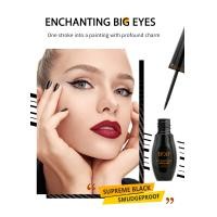 ราคา BOB EYELINER อายไลเนอร์ สีดำ แบบจุ่ม เขียนง่าย เส้นเล็ก เส้นคม แห้งไว กันน้ำกันเหงื่อ ไม่แพนด้า เขียนขอบตา BOB 043140 (19351574490)