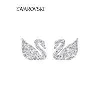 ราคา Swarovski SWAN PAVE ต่างหูของขวัญต่างหูผู้หญิงบรรยากาศเรียบง่ายหงส์ (14386246219)