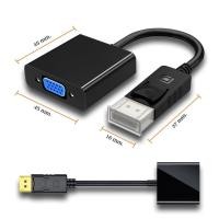 ราคา สายแปลงสัญญาณ hdmi to vga หัวแปลง vga หัวแปลง HDMI to VGA Converter 1080P ตัวแปลงสัญญาณภาพจาก HDMI เป็น VGA DP TO VGA A 049 (11564174698)