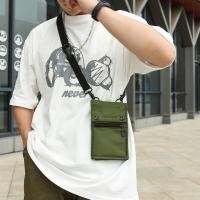 ราคา GUCSELECTED B1773 กระเป๋าสะพายข้างผ้าไนล่อน ใส่โทรศัพท์ได้มีหลายช่อง สายคล้องเป็นเหล็ก (14132200325)