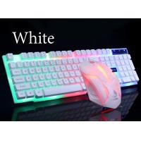 ราคา ชุดคีย์บอร์ด เมาส์ ไฟสีรุ้ง LIMEIDE GTX300 Gaming Keyboard mouse Rainbow RGB LED Illuminated (13377955531)