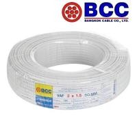 ราคา BCC บางกอกเคเบิ้ล สายไฟ VAF 2x1 5 ยาว 100 เมตร (1429218458)