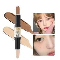 ราคา IMAGIC 3 Color Highlighter Shadow Sticks Double Head Bronzer Smooth Contour Cream (18342262959)