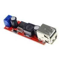 ราคา Dual USB 9V 12V 24V 36V to 5V Converter DC DC 3A Step Down Power Module (623784516)