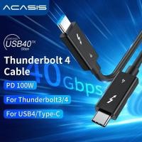 ราคา ACASIS Thunderbolt 4 Cable40Gbps Data Transfer100W Charging8K Display or Dual 4K video Compatible with Thunderbolt 3 4 USB4Type C Port Devices (15031332947)