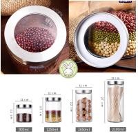 ราคา Lapin Cooking Gallery ขวดโหลแก้ว ฝาสเตนเลส แบบเกลียว ทรงกลม (16099620310)