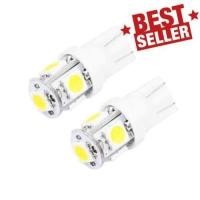 ราคา หลอดไฟหรี่ รถยนต์ LED T10 1 คู่ แสงสีขาว LED ไฟหรี่ T10 LED T10 จำนวน 1 คู่ Super Bright LED มี5สีกดเลือกสีนะคะ่ (17278748107)