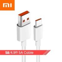 ราคา Original Xiaomi 5A 33W Turbo สายชาร์จสำหรับ MI 10i Poco X3ประเภท C Fast Charging Cabel Mi 11 10 10T 9T Redmi Note 9 10 K30 Ultra (9550250781)