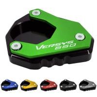 ราคา สำหรับ KAWASAKI VERSYS 650 VERSYS650 ABS 2010 2020 2019 2015รถจักรยานยนต์ CNC Kickstand ขาตั้งด้านข้างแผ่นเสริมแผ่นรอง (11748003678)
