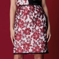 ราคา Guy Laroche Reversible Floral Skirt กระโปรงลายดอกไม้ ใส่ได้สองด้าน IS14RE (9774505118)