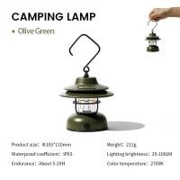 ราคา MOBI GARDEN โคมไฟย้อนยุค LED โคมไฟแขวนเต็นท์ แสงโคมไฟเดินป่าแบบพกพา อุปกรณ์แคมป์ปิ้ง (14610479917)