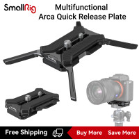 ราคา SmallRig Arca แผ่นปลดเร็วพร้อมสี่ส่วนพับได้สำหรับหัวลูกบอลขาตั้งกล้อง38มม Manfrotto แท่นยึดฐาน3913 (19183549601)