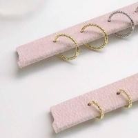 ราคา earika earrings flat chain hoop ต่างหูก้านเงินแท้ มีให้เลือกสองสี สองขนาด เหมาะสำหรับคนแพ้ง่าย (9247189047)