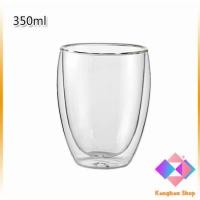 ราคา KANGBAN แก้วกาแฟ สไตล์ แก้วสองชั้น แก้วกาแฟร้อน ญี่ปุ่น แก้ว glass cup 2 ชั้น Double layer glass (9361095863)