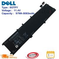 ราคา ส่งฟรี ประกัน 1 ปี Dell แบตเตอรี่ Battery Notebook Dell XPS 15 9560 9550 Precision 5510 5520 M5520 6GTPY ของแท้ (13180002713)