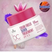 ราคา Schwarzkopf BC Color Freeze Silver Shampoo Treatment แชมพู ทรีทเม้นท์ สำหรับสีเทาหม่น และบลอนด์หม่น (15651868784)