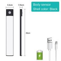 ราคา 3 Color ไฟตู้ LED บางเฉียบ Wireless Motion Sensor USB ชาร์จแม่เหล็กตู้เสื้อผ้าโคมไฟสำหรับห้องตู้เสื้อผ้าห้องครัวในร่ม Night Light (18487092481)