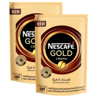 ราคา Nescafe Gold Crema Instant Coffee เนสกาแฟ โกลด์ เครม่า 180g x 2แพค (2736570445)