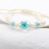 ราคา ใหม่เซรามิคลูกปัดสร้อยข้อมือคริสตัลลูกปัดสร้อยข้อมือแก้วลูกบอลดอกไม้แห้งสร้อยข้อมือคู่แฟนนักเรียนสร้อยข้อมือ (17205777352)