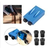 ราคา จิ๊กเจาะเอียง ชุดดอกเจาะ แบบพกพา เครื่องเจาะรูแบบเอียง 6 มม 8 มม Pocket Hole Jig สำหรับงานไม้ จิ๊กเจาะเอียง เจาะเอียง เจาะไม้ (15444570839)