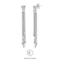 ราคา Maison de Jewels Dripping Confetti Earring ต่างหูเงิน อินเทรนด์ ต่างหูออกงาน โรสโกลด์ ทอง (666374482)