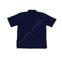 ราคา สั่งเผื่อ1ไซส์ เสื้อม่อฮ่อมหม้อห้อม คอจีน ผู้ชาย แขนสั้น แขนยาว กระดุมจีน (9695480577)