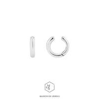 ราคา Maison de Jewels Clip On Plain Huggie Earring ต่างหูคลิปไม่จำเป็นต้องเจาะ โรสโกลด์ ทอง ต่างหูเงิน (4503662982)