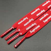 ราคา JIN PIN Pการปรับตัวกองทัพอากาศหนึ่งsupremeพิมพ์สองด้านแบรนด์น้ำเชือกผูกรองเท้าสีดำสีแดงsupลูกไม้รองเท้าผ้าใบลูกไม้ (18478301124)