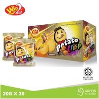 ราคา ขนมปังมันฝรั่งแป้งบางกรอบ แครกเกอร์ 7 รสชาติ Win2 Potato Crisp Crackers Snacks 30Packs (6535166425)