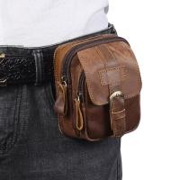 ราคา รองเท้าผู้ชายหนังแท้กระเป๋าคาดเอว Vintage กระเป๋าคาดเอวชายกระเป๋าเข็มขัดใส่เงินเอวกระเป๋า Bum Bag กระเป๋าคาดเอวสำหรับชาย (8584249202)