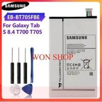 ราคา แบตซัมซุง แบตเตอรี่ Samsung GALAXY Tab S 8 4 SM T700 SM T705 T705 EB BT705FBC EB BT705FBE แบตแท้ 4900MAh ส่งตรงจาก กทม (15807338371)