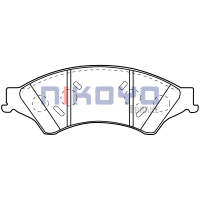 ราคา NIKOYO BRAKE ผ้าเบรคหน้าford ranger ผ้าเบรค ford ranger t6 ผ้าเบรค ranger WIDETRAK ปี 201220162018 เบรคเซรามิค รับประกันสินค้า3เดือน จัดส่งฟรี N6105 (19216881267)