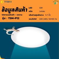 ราคา โคมไฟดาวน์ไลท์ LED Downlight Panel ฝังฝ้า ติดฝ้าเพดาน 3W 6W 9W 12W 18W ดาวไลท์ แบบบาง กลม แสงขาวDaylight 6500K (10420601149)