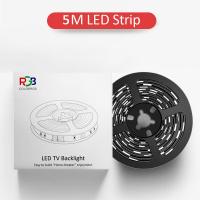 ราคา USB LED Strip Light TV Blacklighting 5V 5M 1M 5050 RGB App Control RGB TV LED Backlight Led Strip Lights (10511978700)