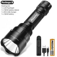 ราคา Alonefire C8s XM L T6 L2ไฟฉาย LED 4000 Lumens 5โหมด Camping Lanterna กันน้ำ (12580510082)