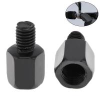 ราคา 2PCS อะแดปเตอร์กระจก M8 M10 10Mm 8Mm Universal รถจักรยานยนต์สีดำรถจักรยานยนต์กระจกมองหลังน็อตอะแดปเตอร์เหล็กโลหะสำหรับรถจักรยานยนต์ (7884936698)