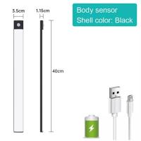 ราคา 3 Color ไฟตู้ LED บางเฉียบ Wireless Motion Sensor USB ชาร์จแม่เหล็กตู้เสื้อผ้าโคมไฟสำหรับห้องตู้เสื้อผ้าห้องครัวในร่ม Night Light (18487092483)