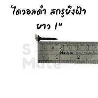 ราคา สกรูดำ สกรูไดวอล สกรูยิงฝ้า ยิงไม้ บรรจุ ถุงละ 5 ขีด (10199185793)