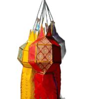 ราคา โคมล้านนา โคมผ้า โคมแขวน โคมลอยกระทง โคมยี่เป็ง ขนาด 6 นิ้ว ลายไทย (5747966428)