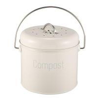 ราคา Compost Bin 3L Stainless Steel Kitchen Compost Bin Kitchen Composter for Food Waste Coal Filter (15433486078)