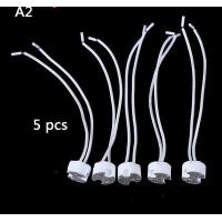 ราคา ขั้วหลอดฮาโลเจน สายถัก15CM Mr16 Gu5 3 ทรงกลม Halogen Socket ฐานซ็อกเก็ตเชื่อมต่อหลอดไฟ Led 1ชิ้น 5ชิ้น 10 ชิ้น (9969253763)