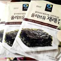 ราคา นำเข้าจากเกาหลี สาหร่ายเกาหลีปรุงรส ตราชองจองวอน 20g สาหร่ายอบกรอบ สาหร่ายห่อข้าว แผ่นใหญ่ รามยอน (18065950085)