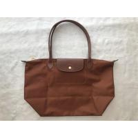 ราคา ของแท้100 Longchamp กระเป๋าสตรี Classic Le Pliage กระเป๋าขนาดใหญ่1899089504 Longhandle ไนลอนกระเป๋าสะพายไหล่พับกระเป๋าช้อปปิ้ง Cognac Made In France (18088571511)