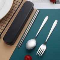 ราคา ช้อนส้อมพกพา ช้อนส้อม กล่องใส่ช้อน ชุดช้อนส้อม ชุดช้อนแบบพกพา ชุดช้อนส้อมสแตนเลส กล่องช้อนส้อม (10481044822)