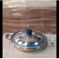 ราคา กะทะไข่ดาวพร้อมฝาปิด ฝาไข่กะทะ กะทะทอดไข่ ไข่กะทะ ขนาด17cm ตราหงส์ทอง (16432201868)