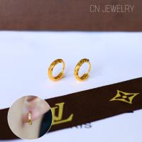 ราคา ต่างหูห่วง มาเลย์ ต่างหูห่วงเพชรCZ ต่างหู ตุ้มหู ต่างหูหุ้มทอง ฟรีตลับทองทุกคู่ (13677929893)